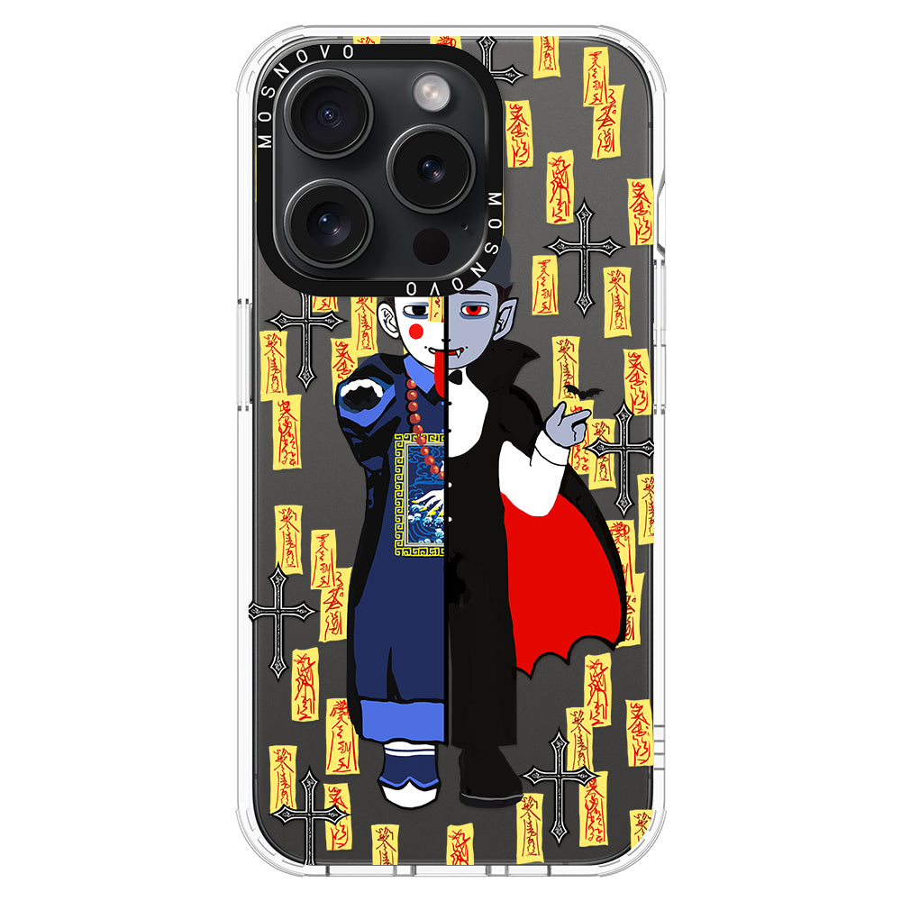 Vampire Vs Jiangshi Phone Case - iPhone 15 Pro Case - MOSNOVO