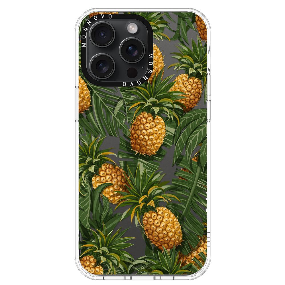 Pineapple Botany Phone Case - iPhone 15 Pro Max Case - MOSNOVO