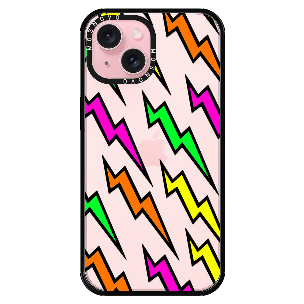 Colorful Lightning Phone Case - iPhone 15 Case - MOSNOVO