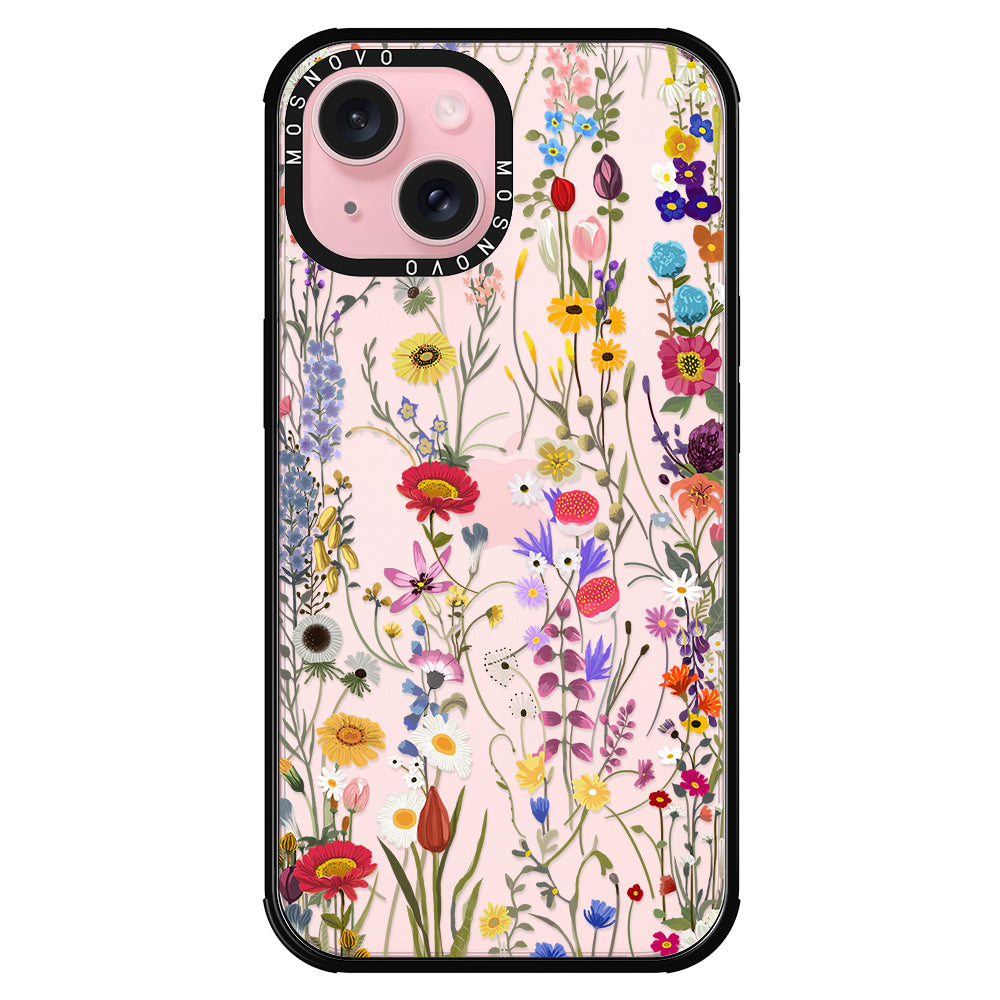 Summer Meadow Phone Case - iPhone 15 Case - MOSNOVO