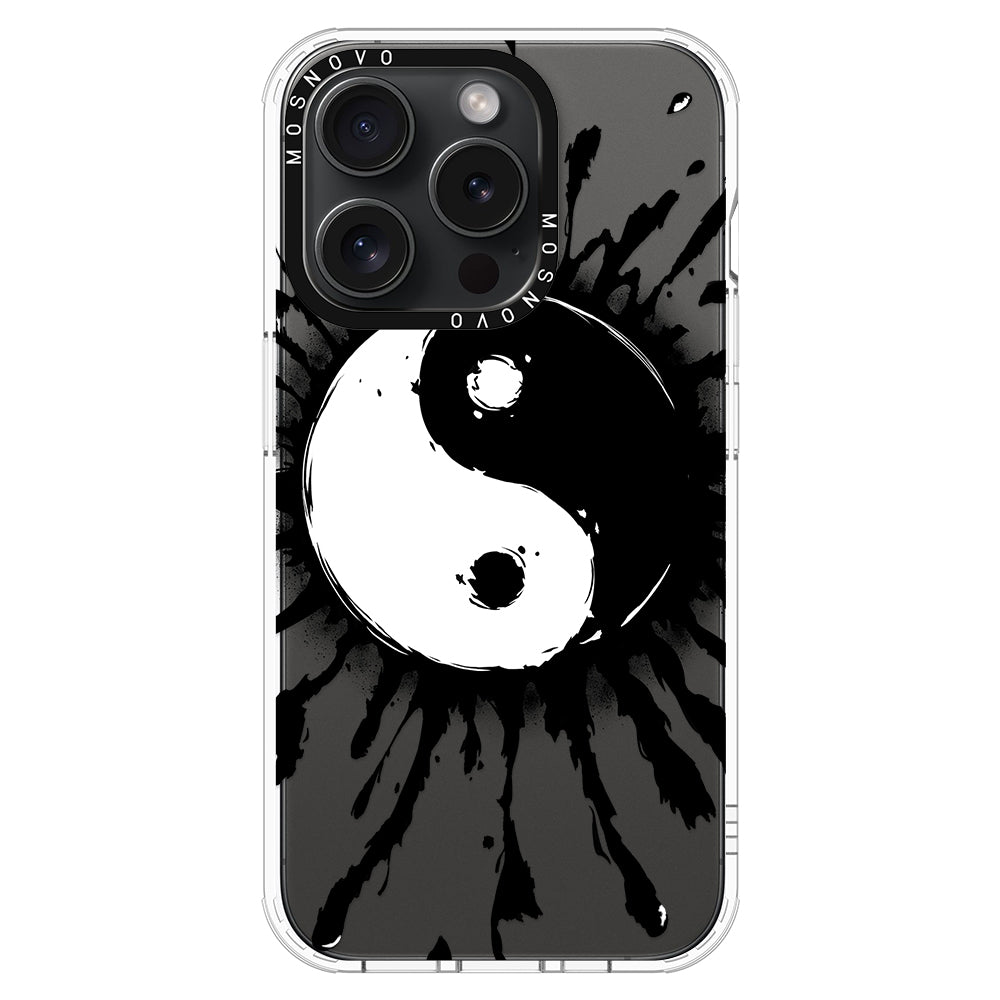 Ying Yang Phone Case - iPhone 15 Pro Case - MOSNOVO