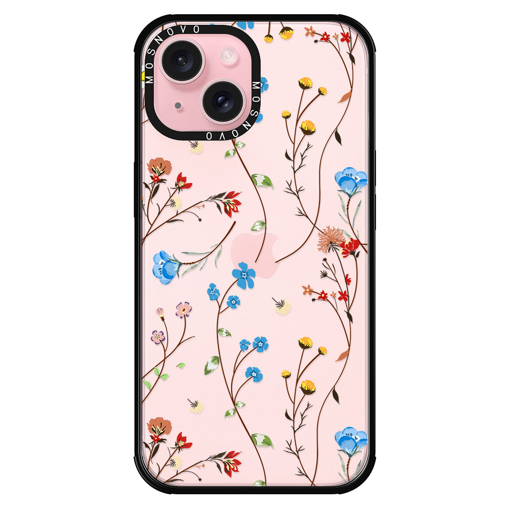 Wildflowers Phone Case - iPhone 15 Plus Case - MOSNOVO