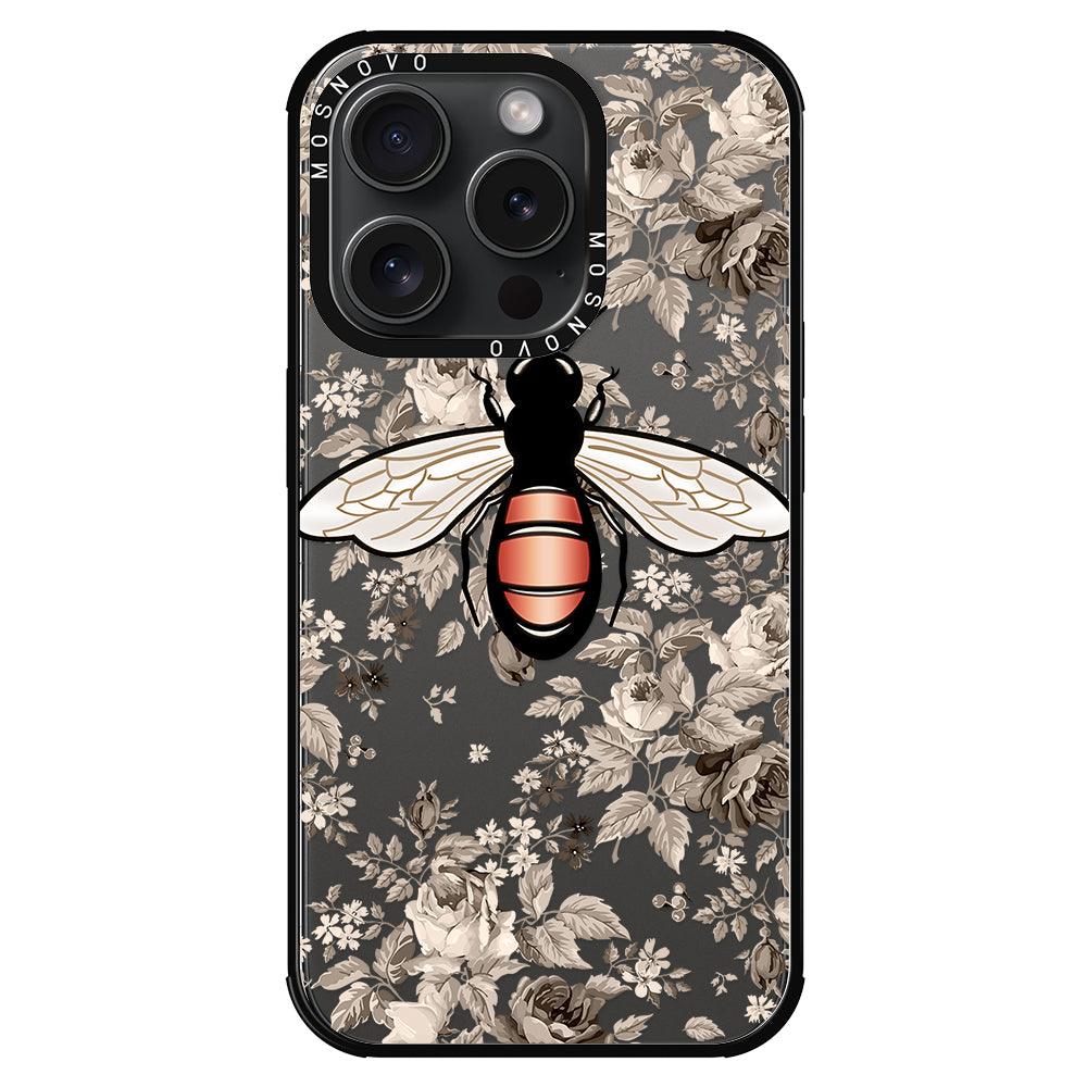 Vintage Bee Phone Case - iPhone 15 Pro Case - MOSNOVO