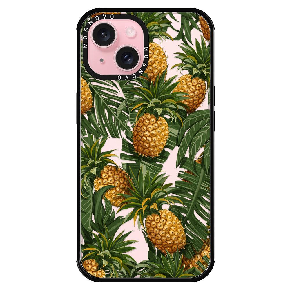 Pineapple Botany Phone Case - iPhone 15 Plus Case - MOSNOVO