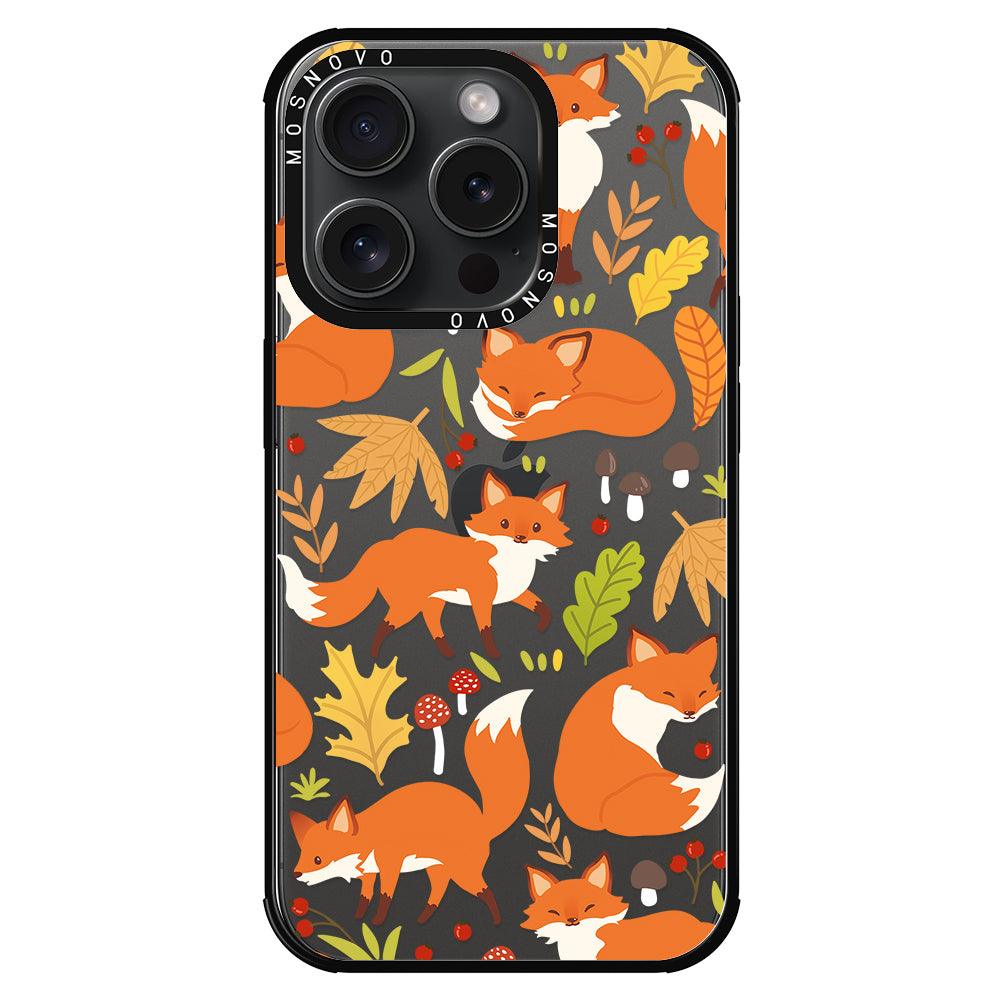 Autumn Fox Phone Case - iPhone 15 Pro Case - MOSNOVO