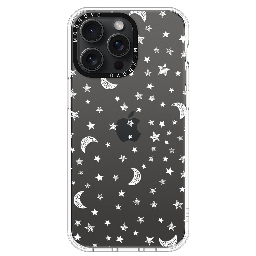 Night Moon Sky Phone Case - iPhone 15 Pro Max Case - MOSNOVO