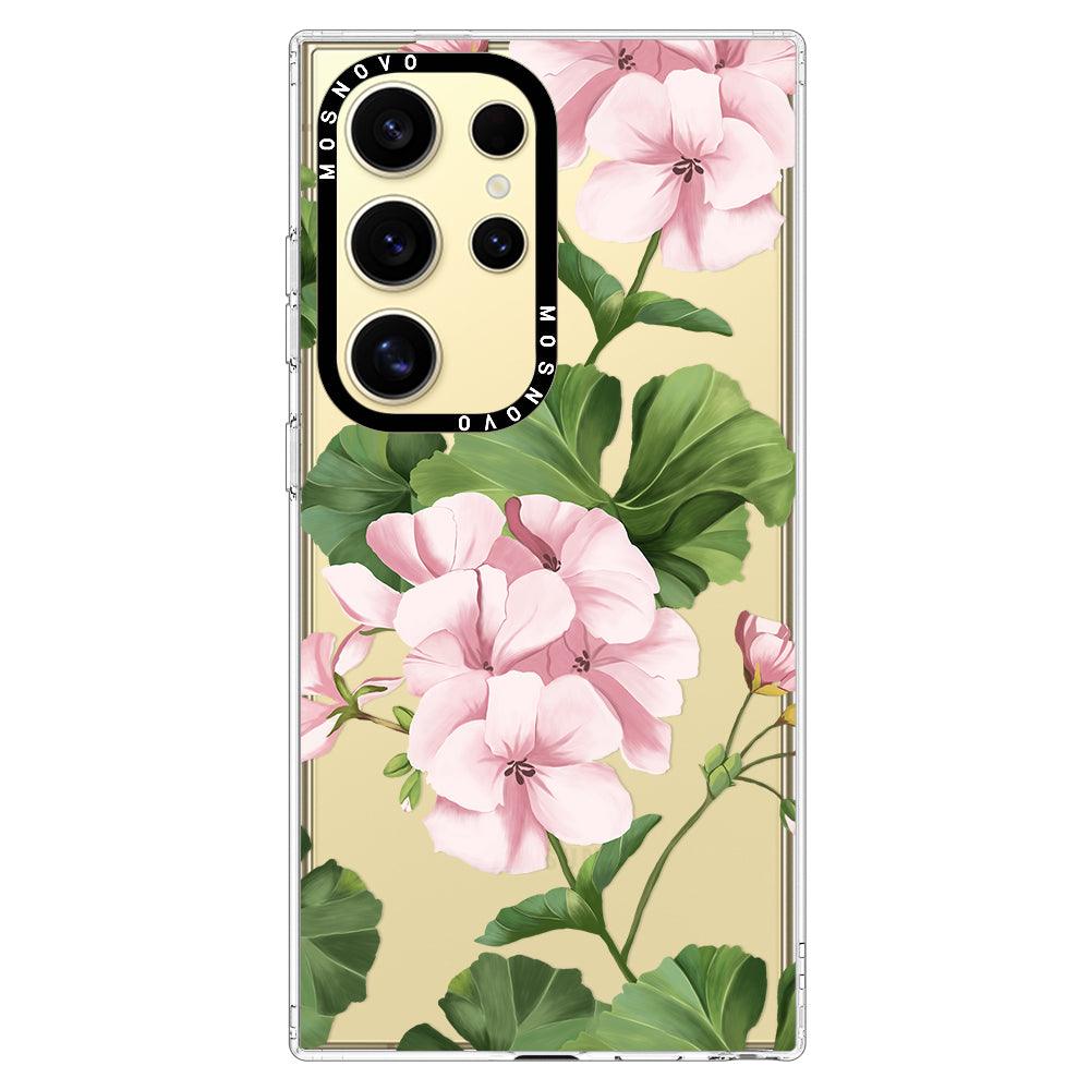 Geranium Phone Case - Samsung Galaxy S24 Ultra Case - MOSNOVO