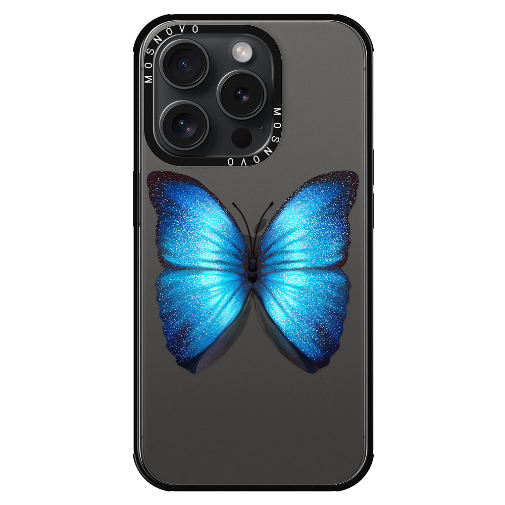 Shimmering Butterfly Phone Case - iPhone 15 Pro Case - MOSNOVO