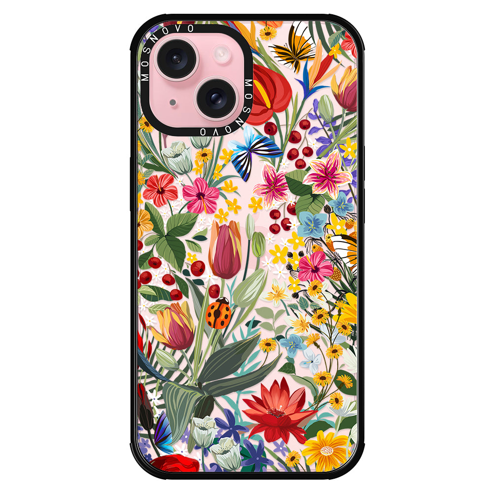 In The Garden Phone Case - iPhone 15 Case - MOSNOVO