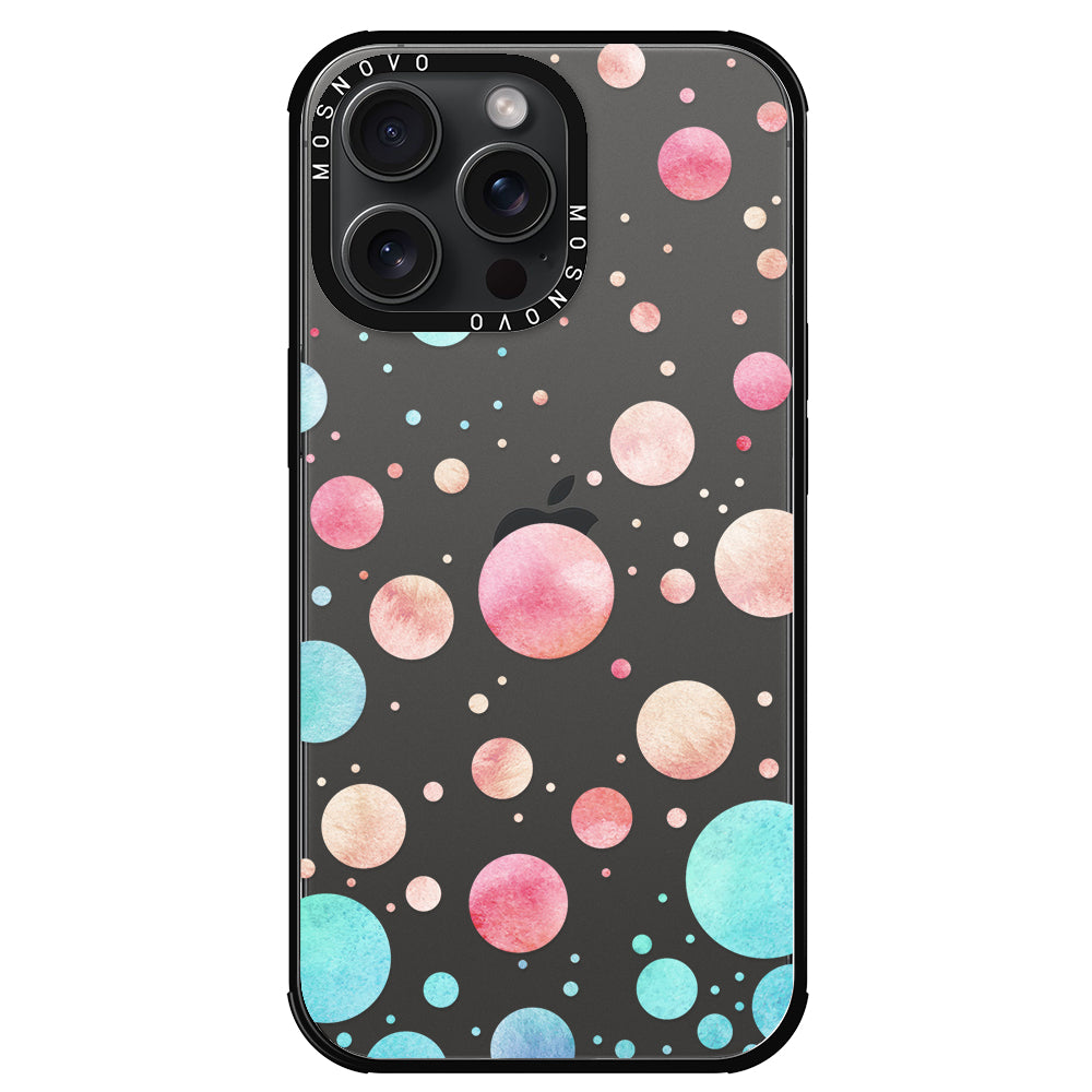 Colorful Bubbles Phone Case - iPhone 15 Pro Max Case - MOSNOVO