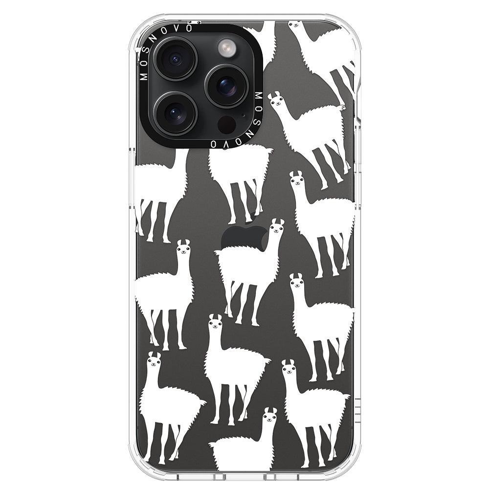 Llama Phone Case - iPhone 15 Pro Max Case - MOSNOVO