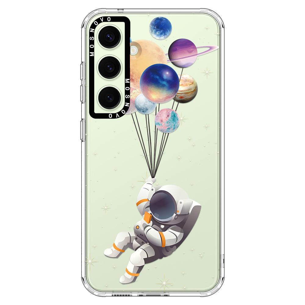 Astronaut Planet Phone Case - Samsung Galaxy S24 Case - MOSNOVO