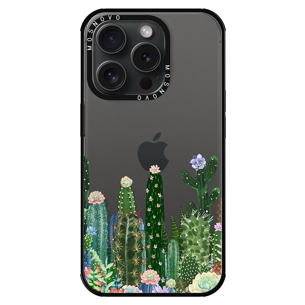 Desert Cactus Phone Case - iPhone 15 Pro Case - MOSNOVO