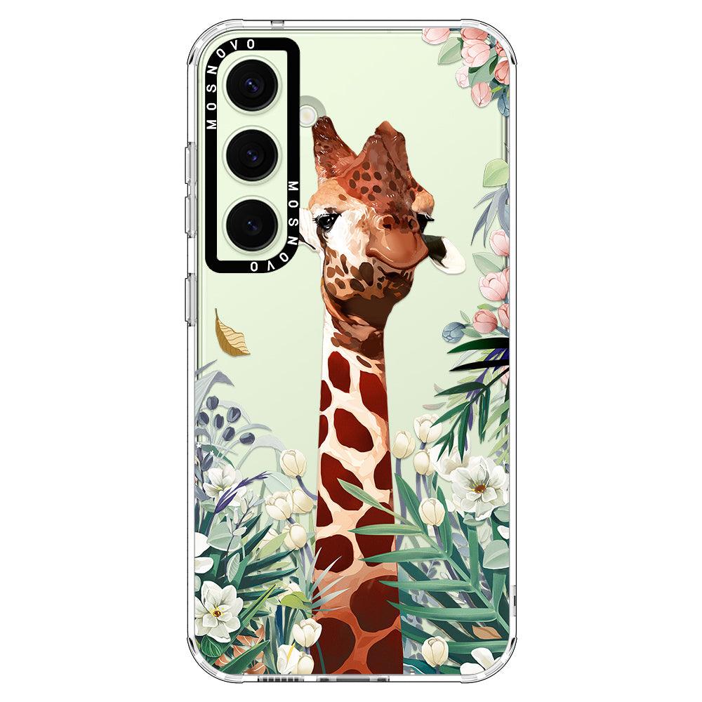 Giraffe Garden Phone Case - Samsung Galaxy S24 Plus Case - MOSNOVO