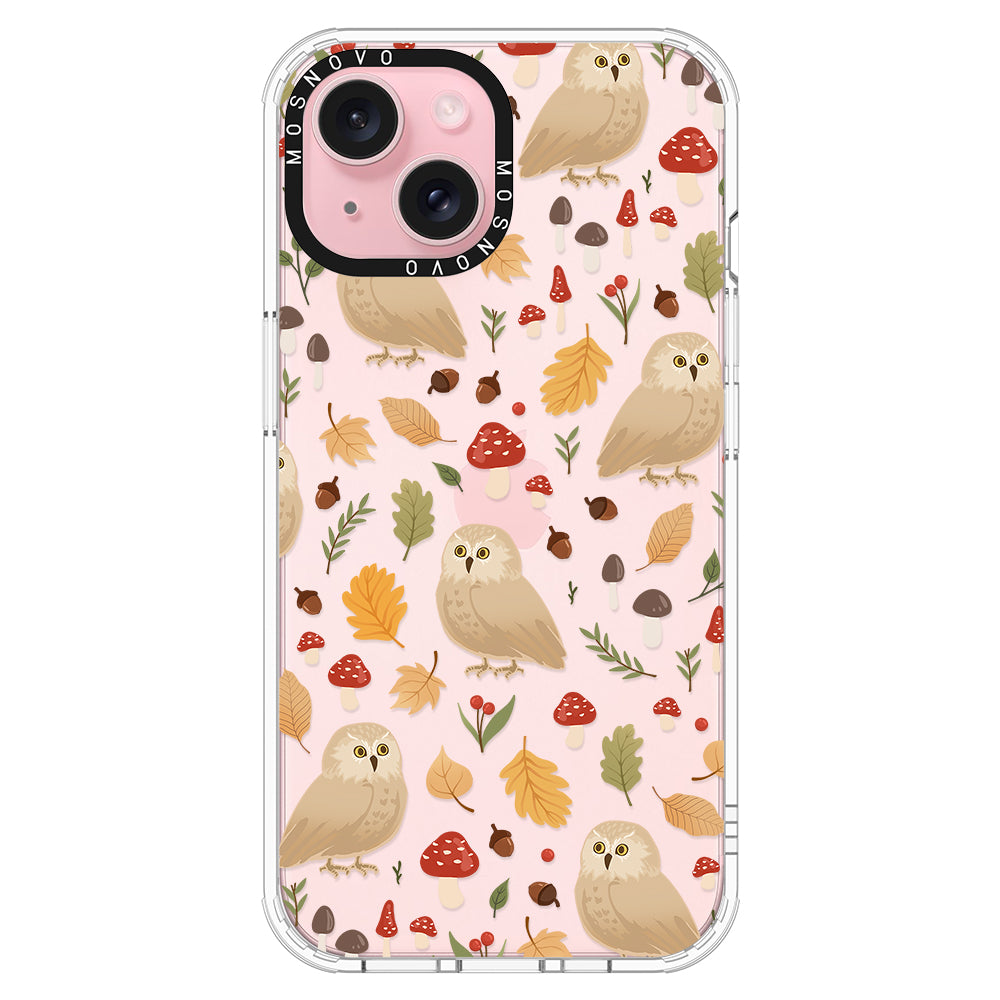 Autumn Owl Phone Case - iPhone 15 Case - MOSNOVO