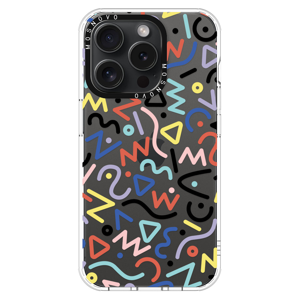 Doodle Art Phone Case - iPhone 15 Pro Case - MOSNOVO