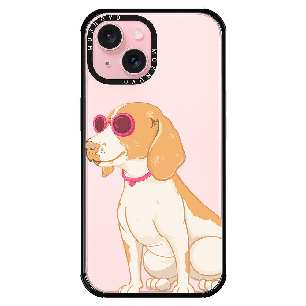 Cute Beagle Phone Case - iPhone 15 Case - MOSNOVO