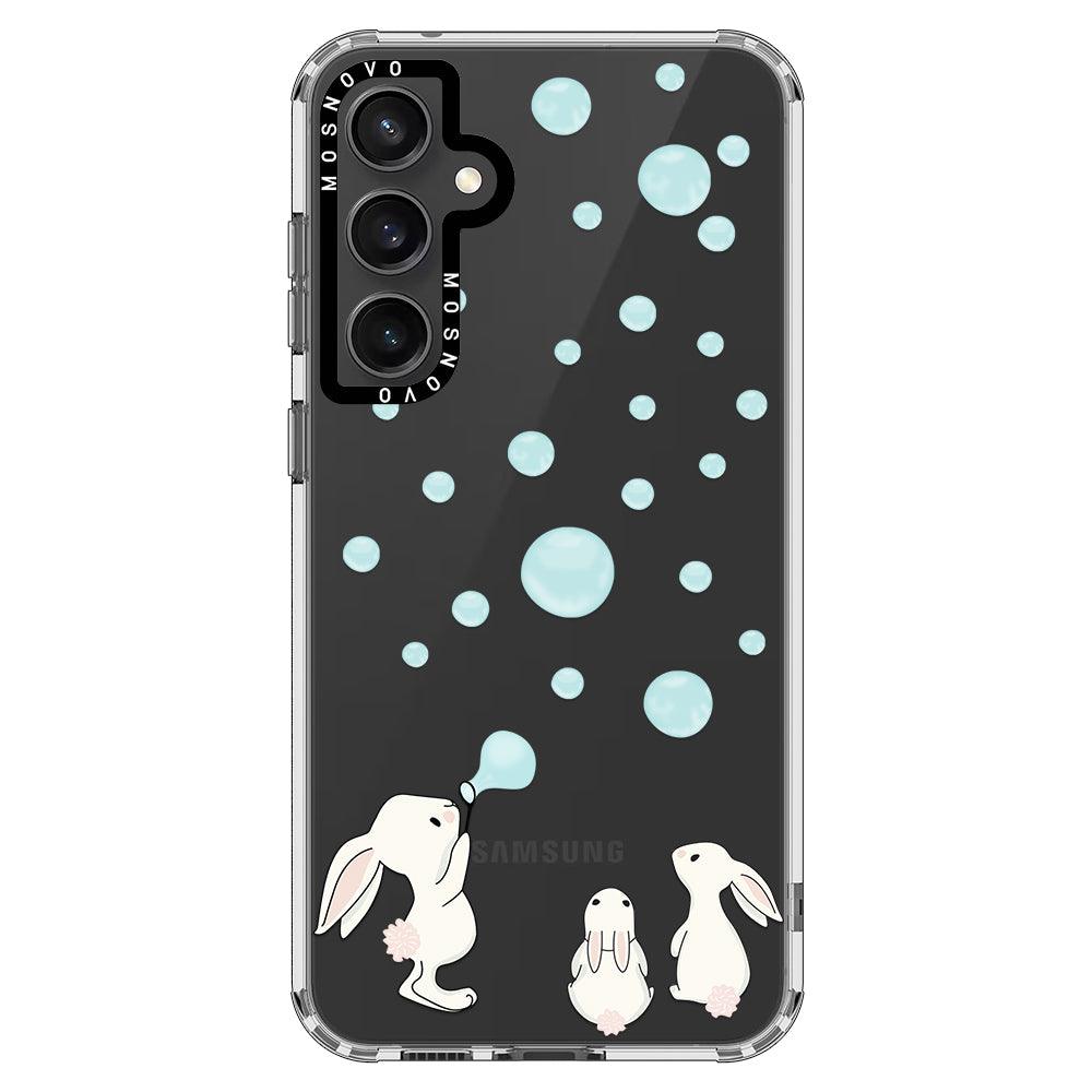 Bunny Blow Bubble Phone Case - Samsung Galaxy S23 FE Case