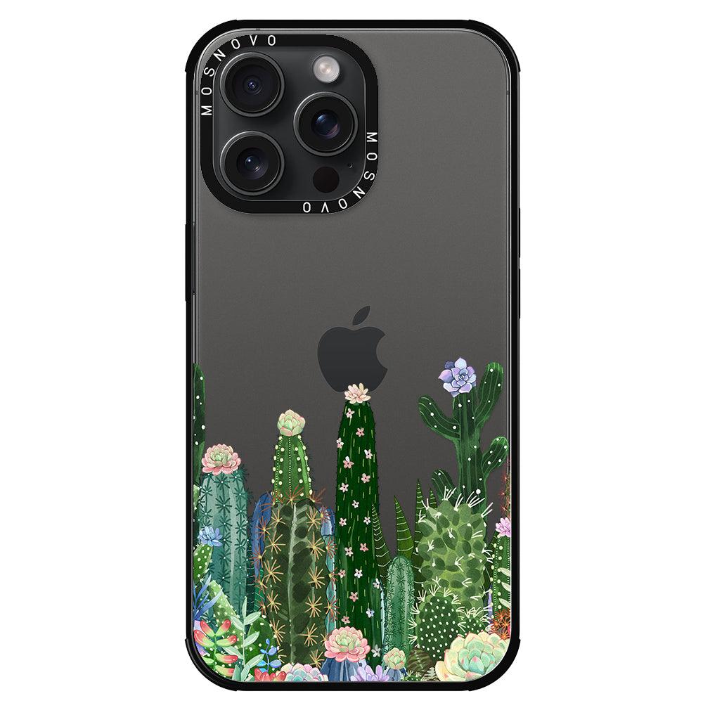 Desert Cactus Phone Case - iPhone 15 Pro Max Case - MOSNOVO