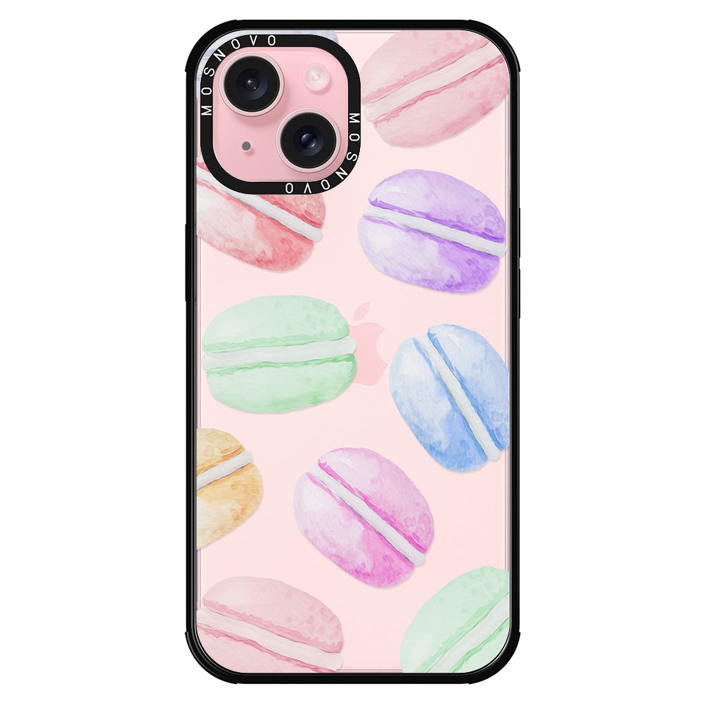 Pastel Macaron Phone Case - iPhone 15 Plus Case - MOSNOVO