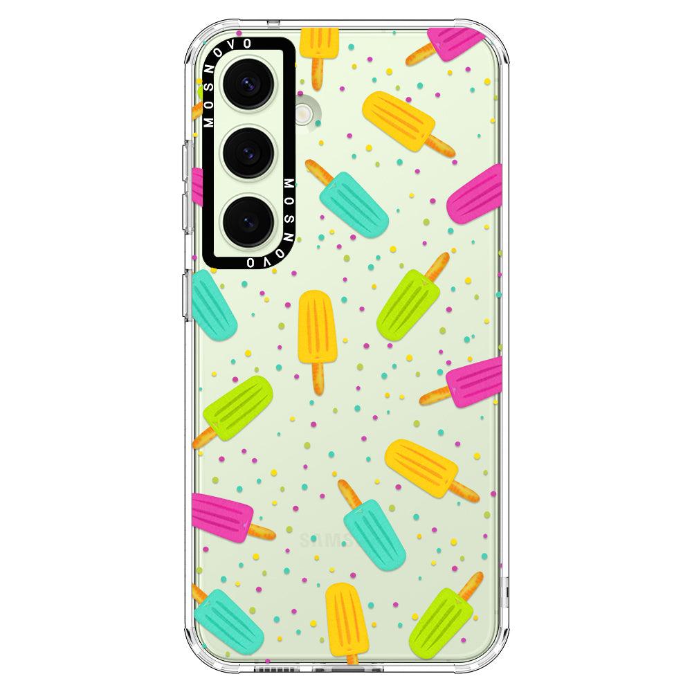 Rainbow Ice Pop Phone Case - Samsung Galaxy S24 Case - MOSNOVO