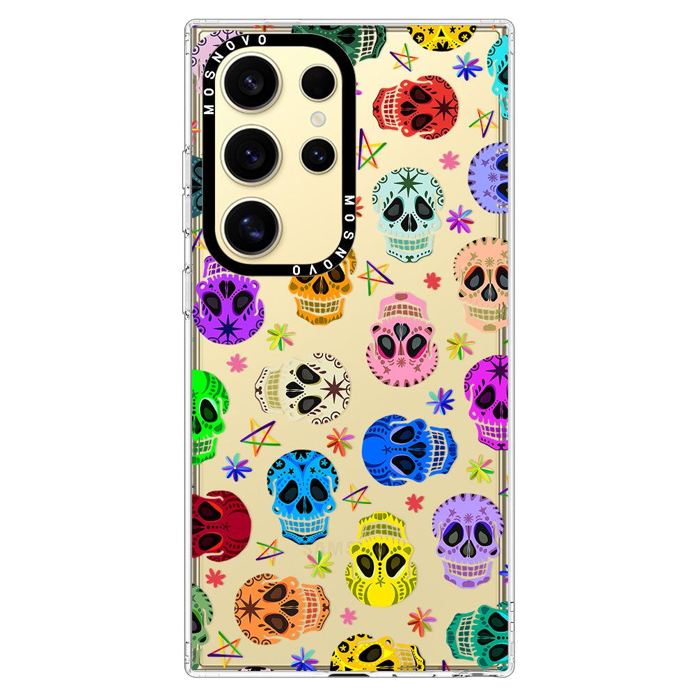 Sugar Skull Phone Case - Samsung Galaxy S24 Ultra Case - MOSNOVO