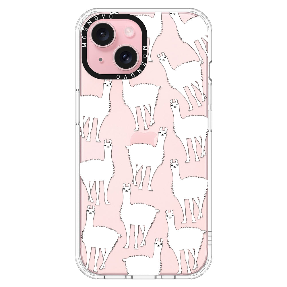 Llama Phone Case - iPhone 15 Case - MOSNOVO