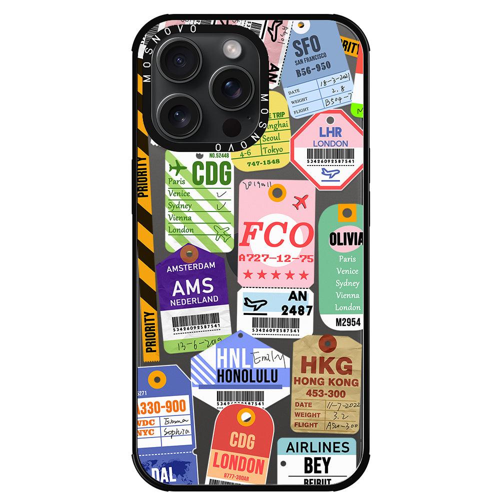 Ticket Label Phone Case - iPhone 15 Pro Max Case - MOSNOVO