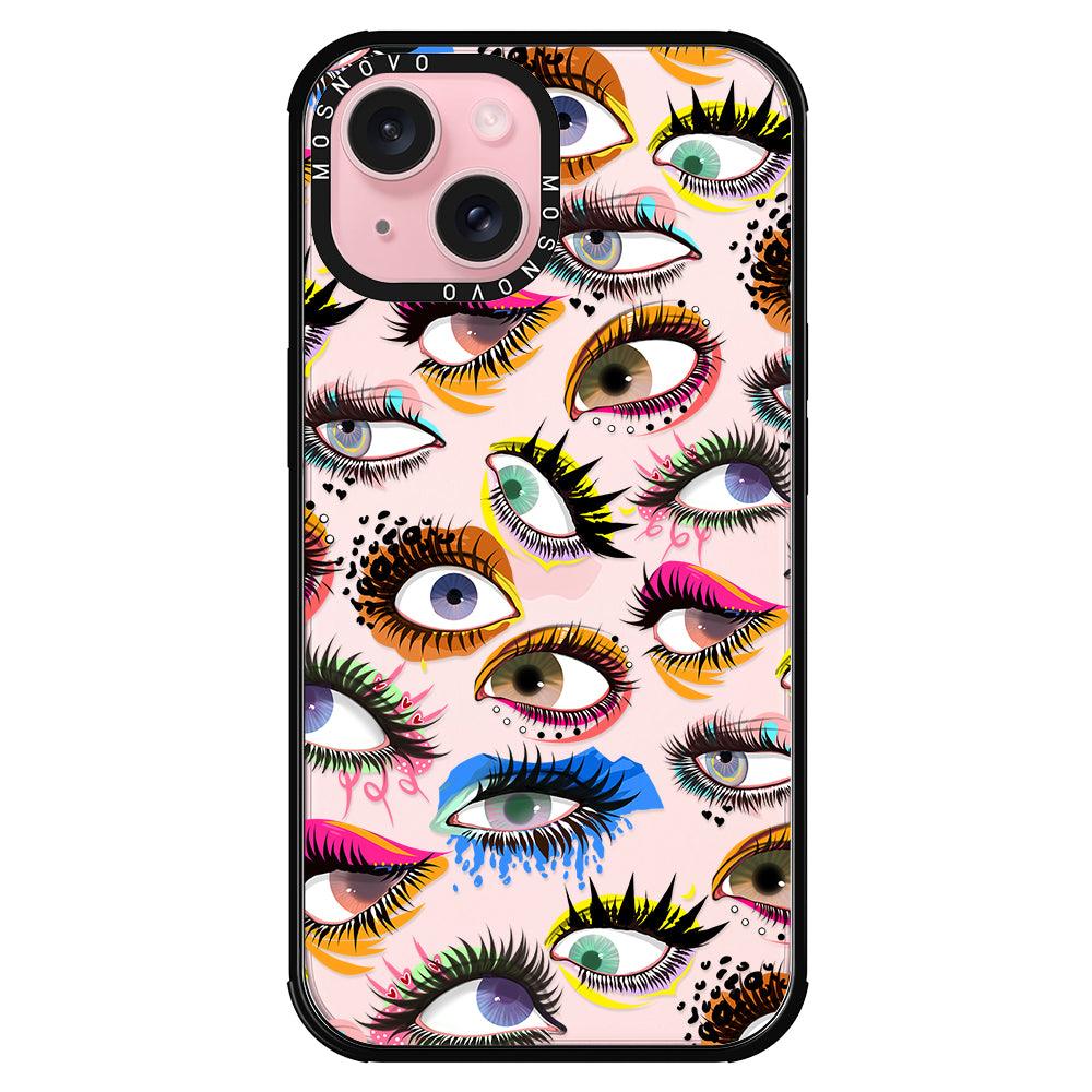 Eyes Phone Case - iPhone 15 Case - MOSNOVO