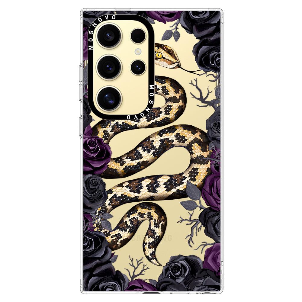 Secret Snake Garden Phone Case - Samsung Galaxy S24 Ultra Case - MOSNOVO