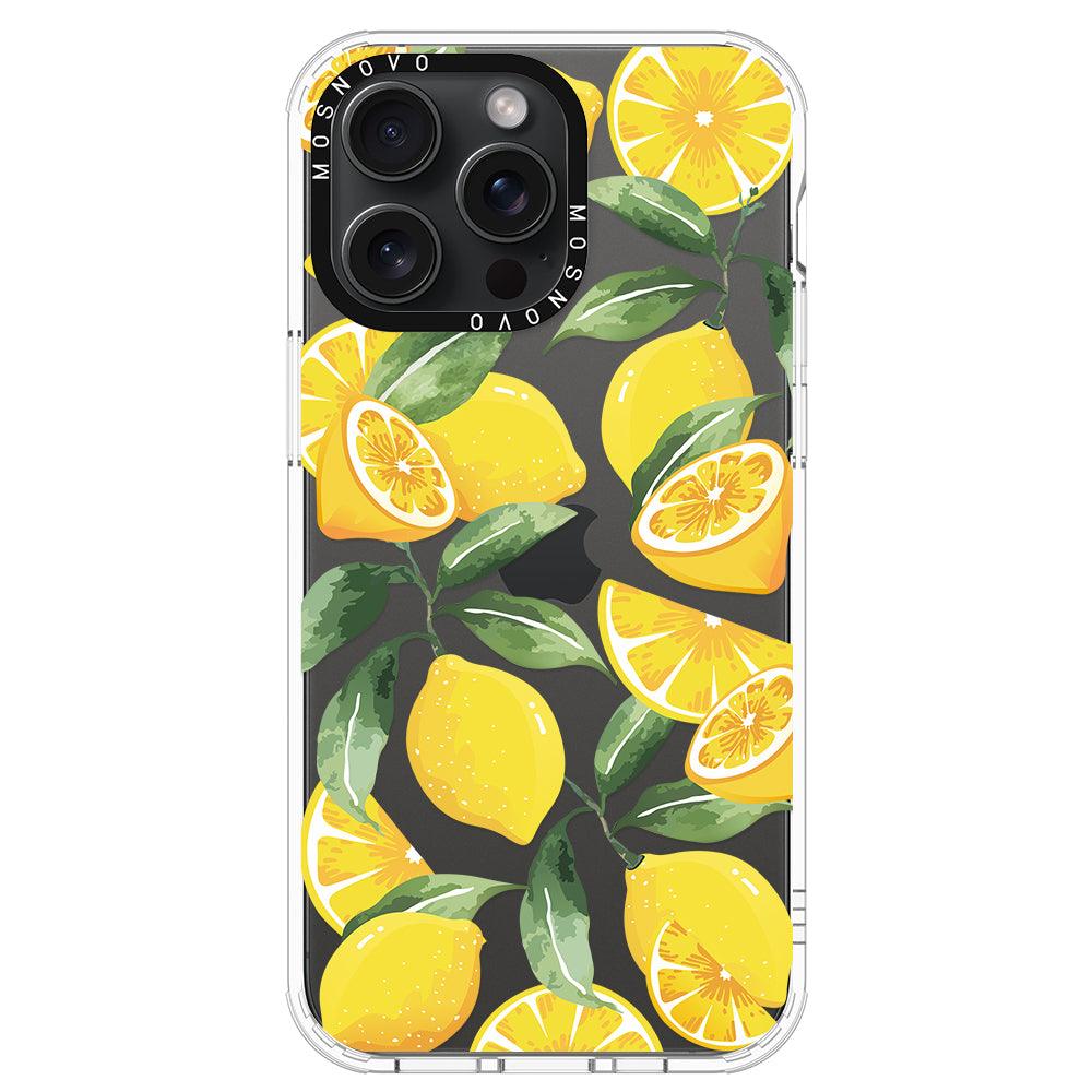 Lemon Phone Case - iPhone 15 Pro Max Case - MOSNOVO