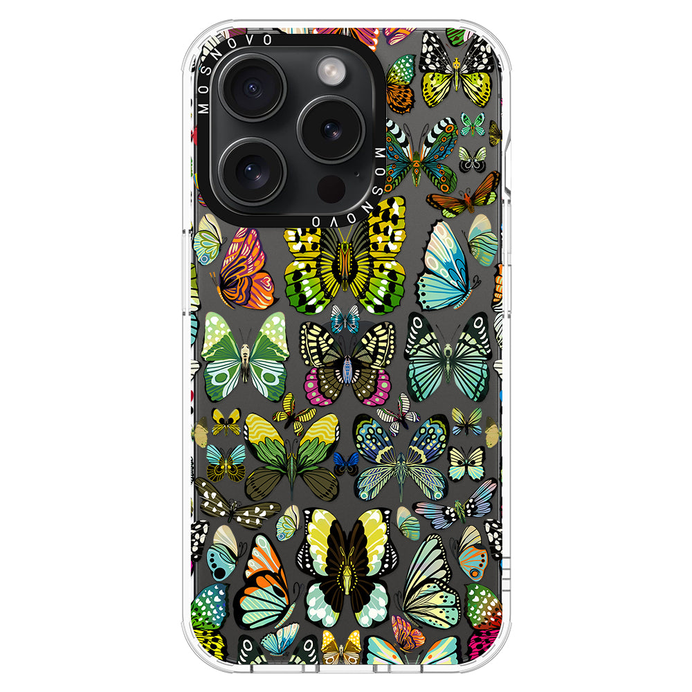 Butterflies Phone Case - iPhone 15 Pro Case - MOSNOVO