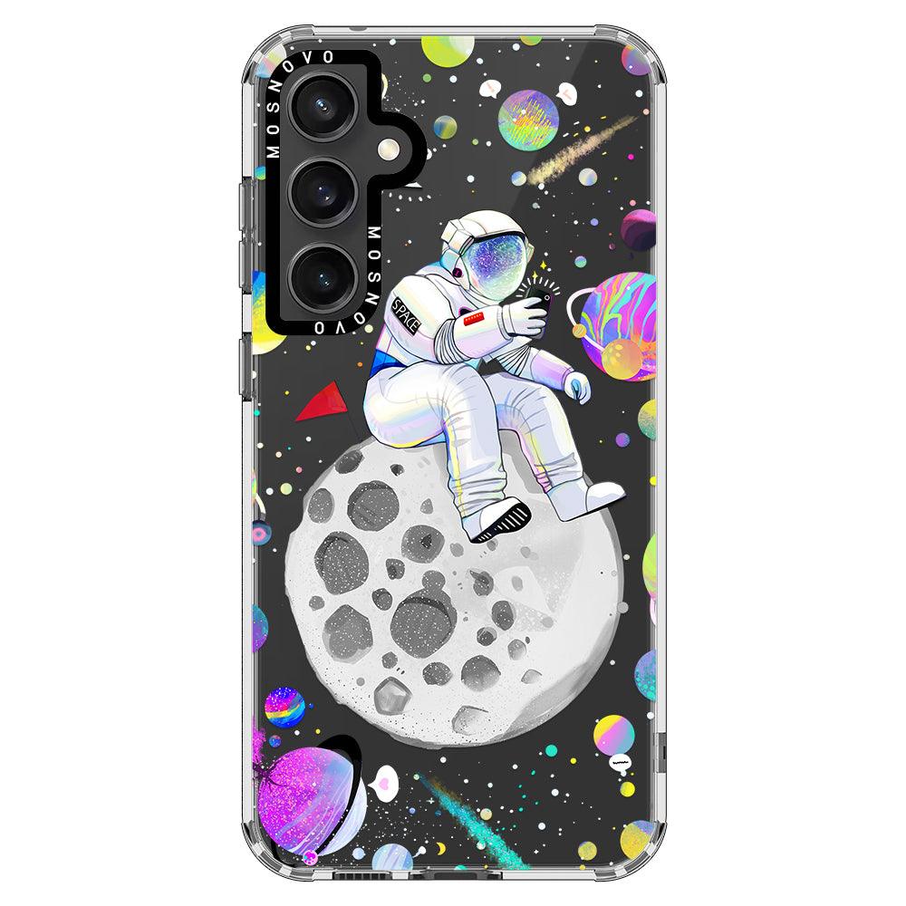 Astronaut Selfie Phone Case - Samsung Galaxy S23 FE Case