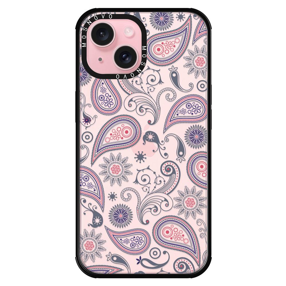 Paisley Phone Case - iPhone 15 Case - MOSNOVO