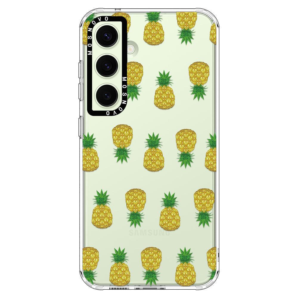 Cute Hawaiian Pineapple Phone Case - Samsung Galaxy S24 Case - MOSNOVO