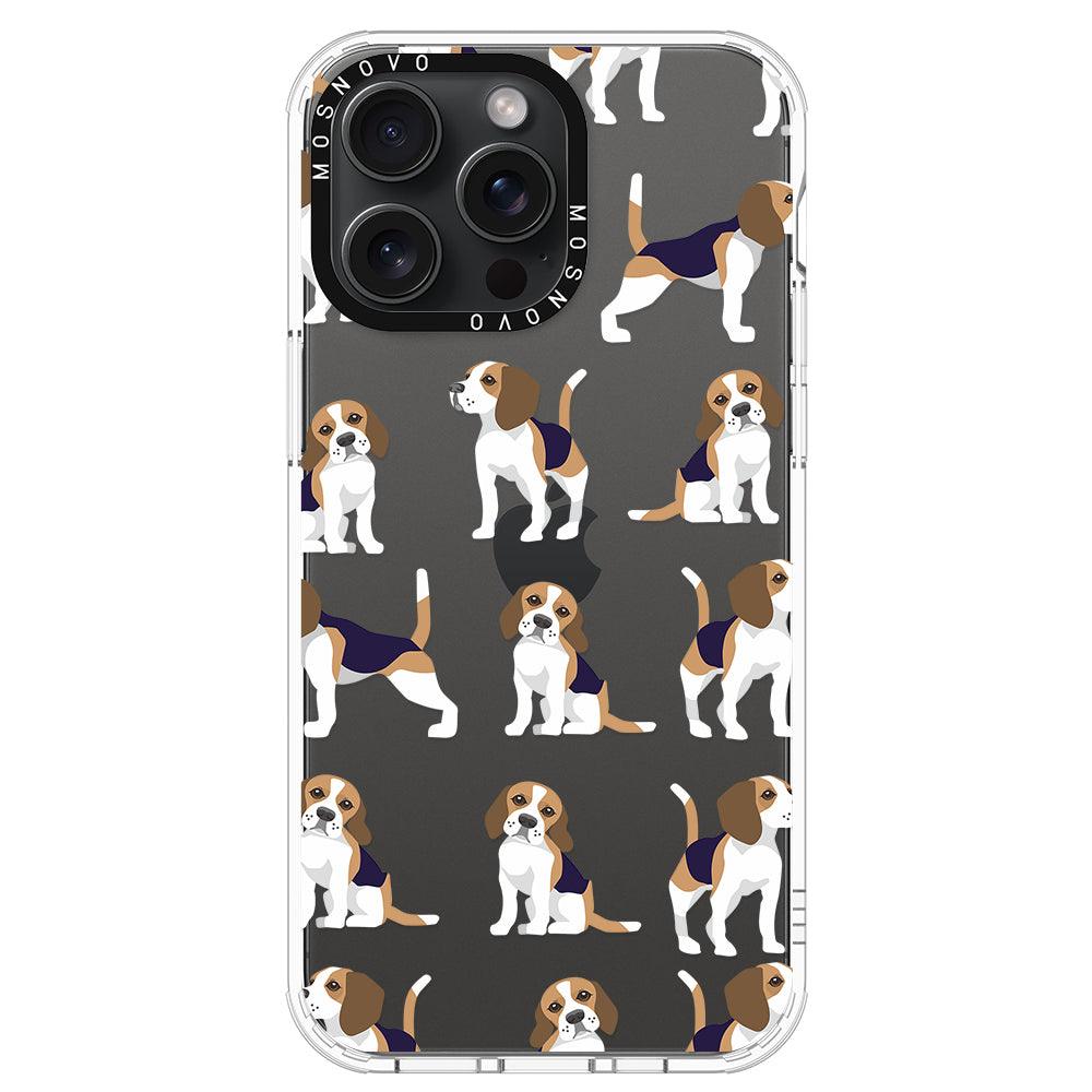 Cute Beagles Phone Case - iPhone 15 Pro Max Case - MOSNOVO