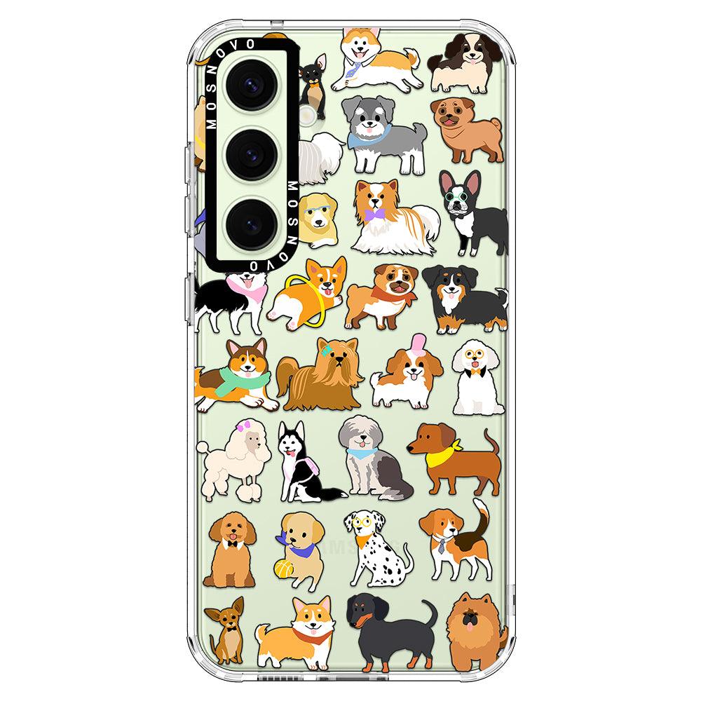 Cute Dogs Phone Case - Samsung Galaxy S24 Plus Case - MOSNOVO