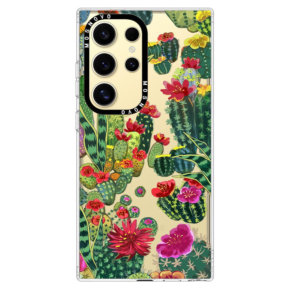 Cactus Garden Phone Case - Samsung Galaxy S24 Ultra Case - MOSNOVO