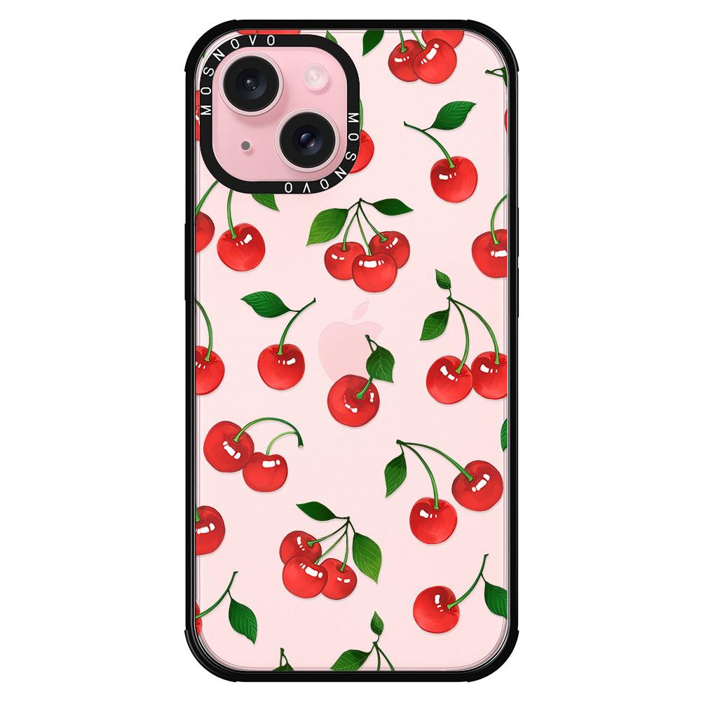 Poppy Cherry Phone Case - iPhone 15 Plus Case - MOSNOVO