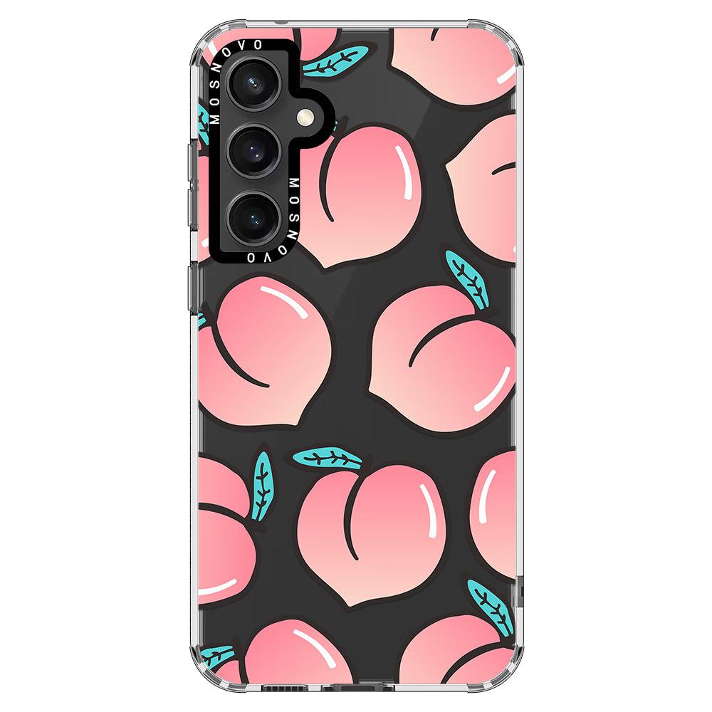 Cute Peach Phone Case - Samsung Galaxy S23 FE Case