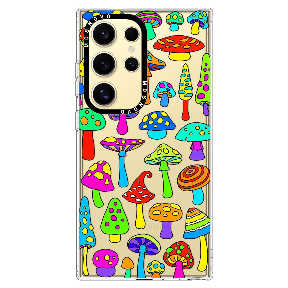 Trippy Wild Mushroom Phone Case - Samsung Galaxy S24 Ultra Case - MOSNOVO