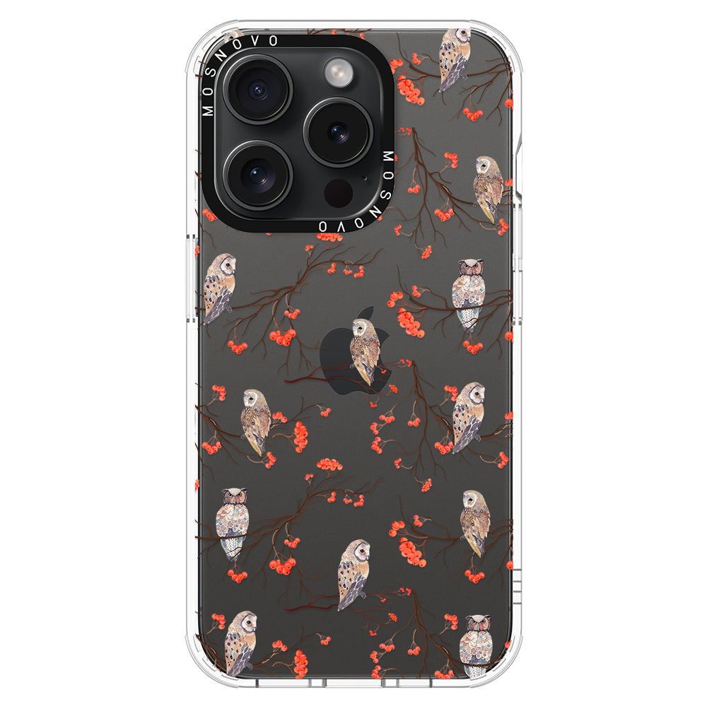 Owl Phone Case - iPhone 15 Pro Case - MOSNOVO