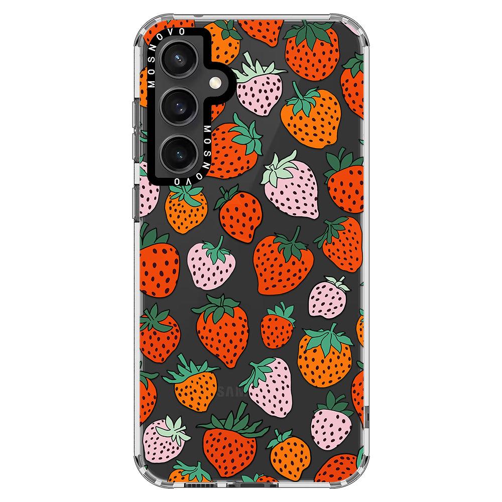 Cute Strawberry Phone Case - Samsung Galaxy S23 FE Case