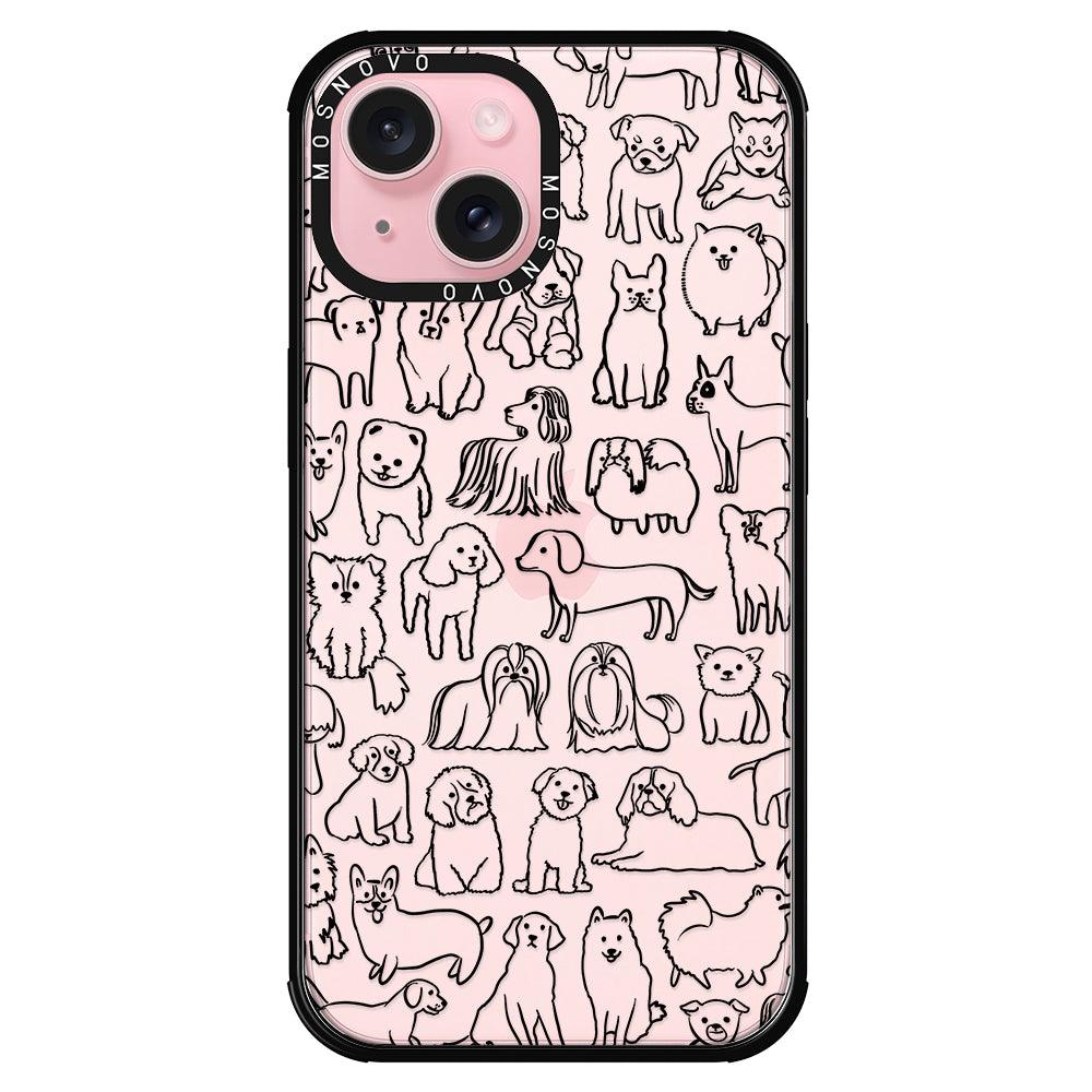 Dogs Phone Case - iPhone 15 Case - MOSNOVO