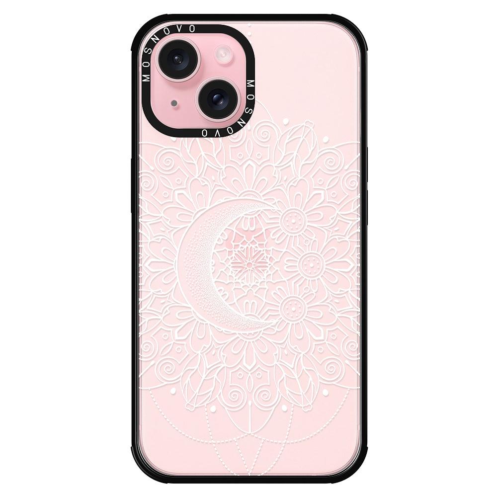 Celestial Moon Mandala Phone Case - iPhone 15 Case - MOSNOVO