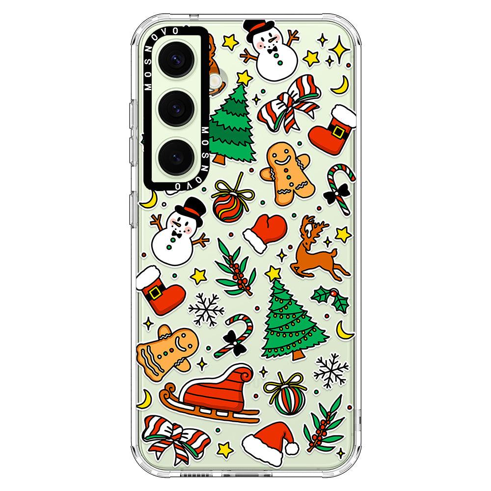 Christmas Xmas Decoration Phone Case - Samsung Galaxy S24 Case - MOSNOVO