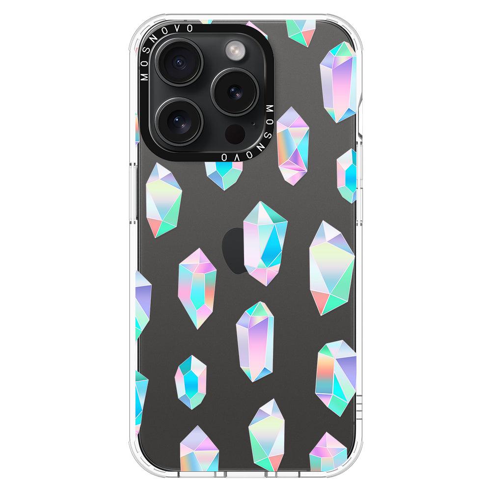 Gradient Diamond Phone Case - iPhone 15 Pro Case - MOSNOVO