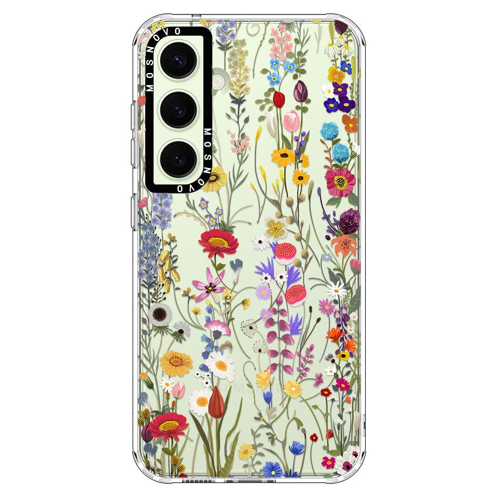 Wildflower Meadow Phone Case - Samsung Galaxy S24 Case - MOSNOVO