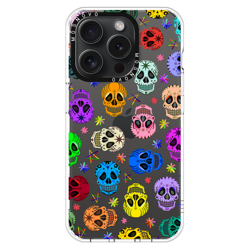 Skull Phone Case - iPhone 15 Pro Case - MOSNOVO