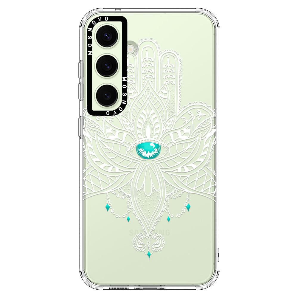 Hamsa Hand Phone Case - Samsung Galaxy S24 Case - MOSNOVO